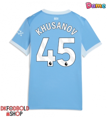 Manchester City Abdukodir Khusanov #45 Hjemmebanetrøje Dame 2026-27 Kort ærmer Manchester City Abdukodir Khusanov #45 Hjemmebanetrøje Dame 2026-27 Kort ærmer